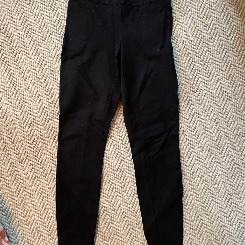 JCREW women’s ponte pant in black and navy